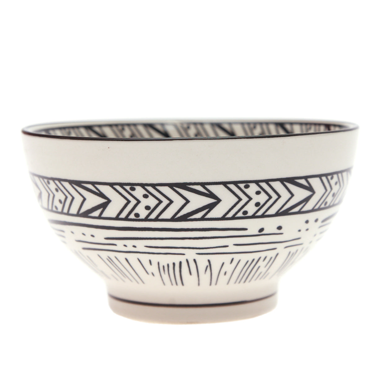 Bowl Black White 7876-35