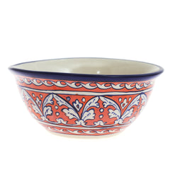 Blue Pottery Bowl.Ceramic.Multi Round