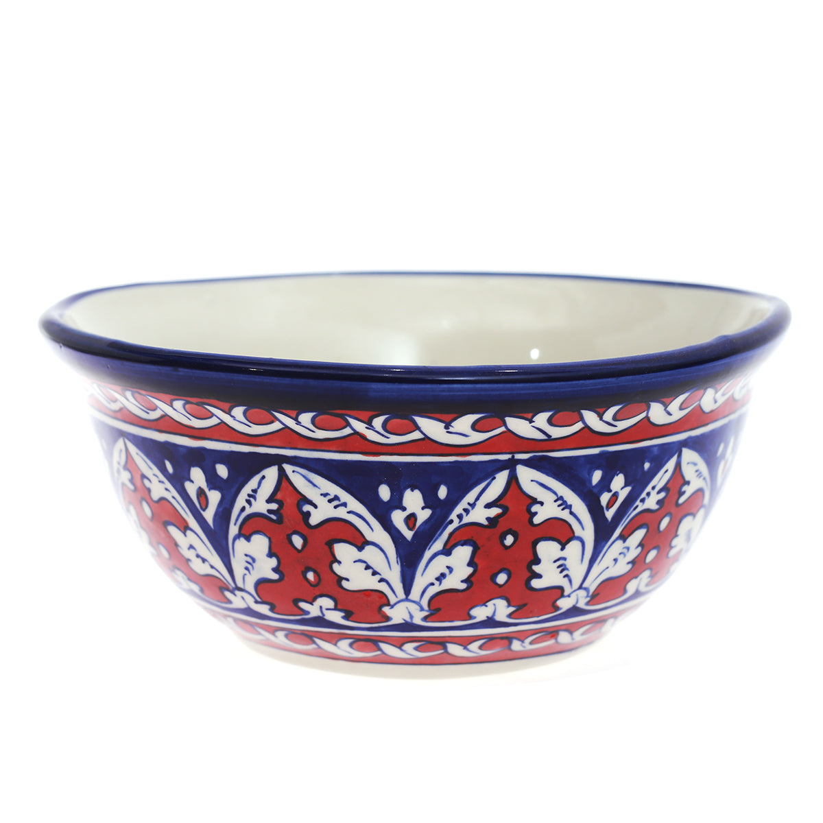 Blue Pottery Bowl.Ceramic.Multi Round