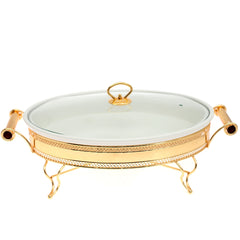 BR7004 16INCH OVAL DISH + STAND
