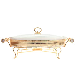 BR7004 16INCH OVAL DISH + STAND