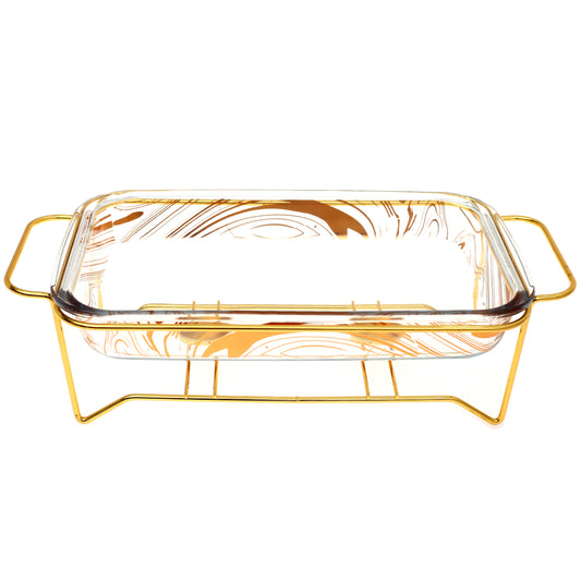 GLASS CHEFING DISH L 18-5 20240000000751 - Habitt