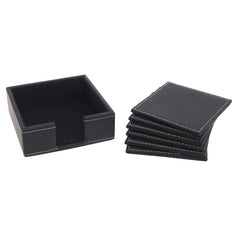 Leather Coasters (Black)