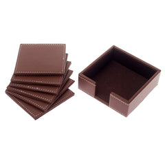 Leather Coasters (Brown)