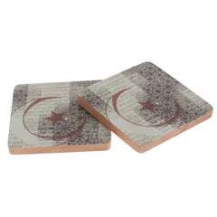 Chaand Coaster Squre Circle Set Of 2