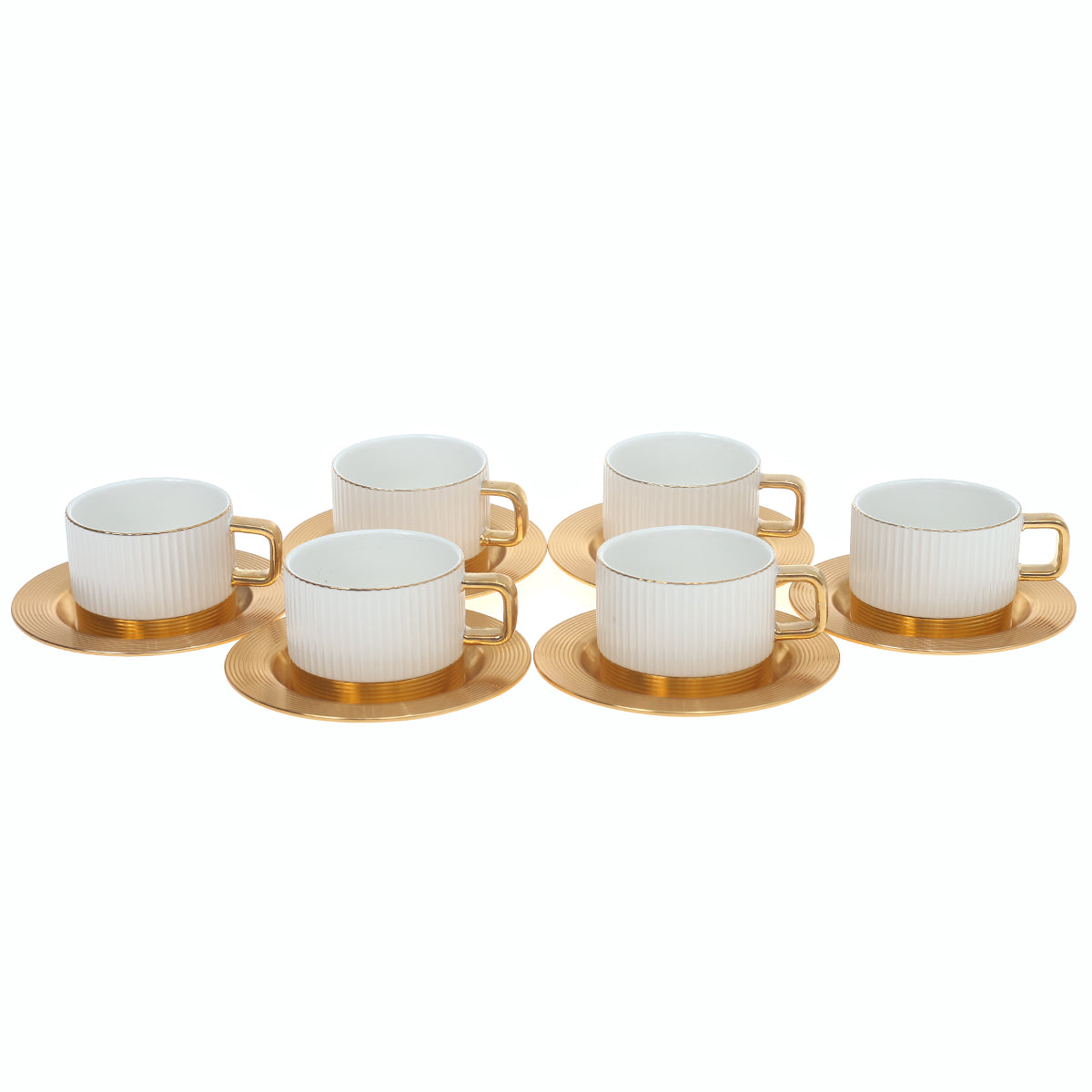 12PCS CUP SAUCER SET 5-7