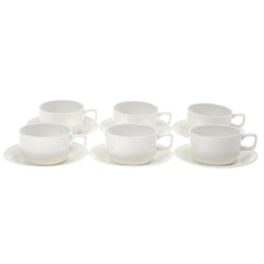 6Pcs Cup & Saucer Set BW20-05/6C