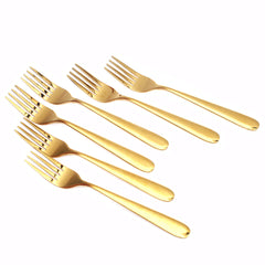 6Pcs Dinner Fork Golden Winsor GH001-F