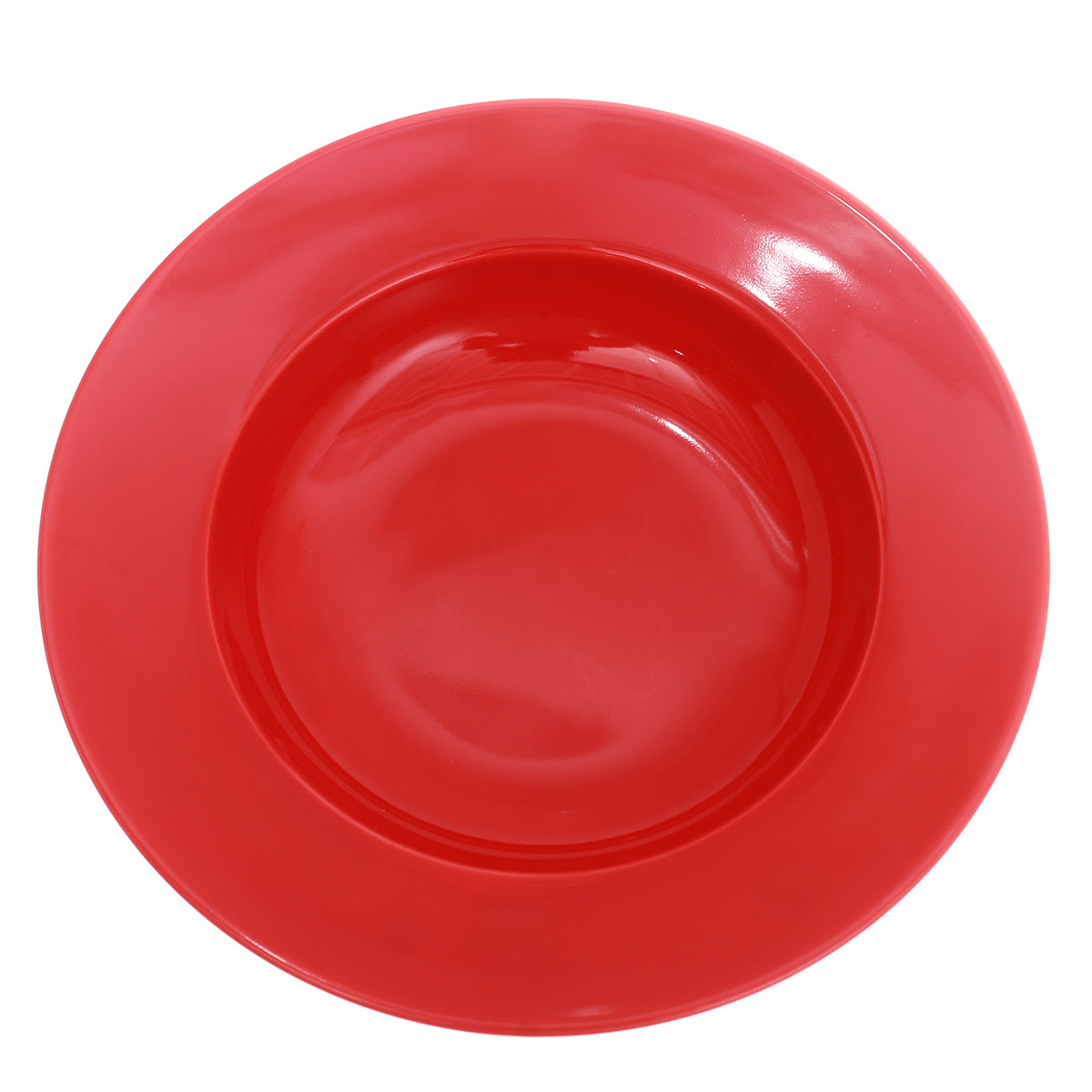 8.75INCH SOUP PLATE RED R3