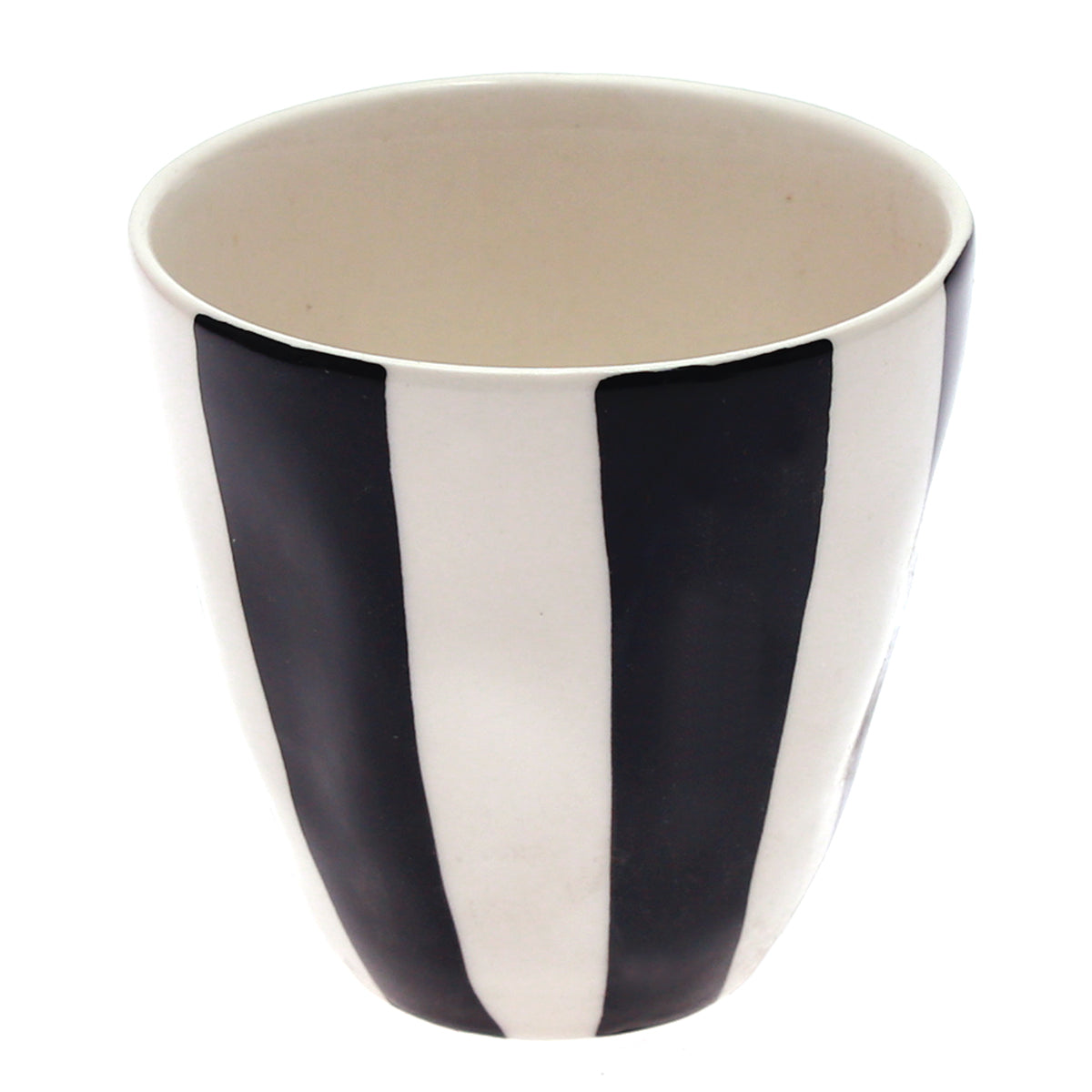 Ceramic Tumbler Black White 7876-37