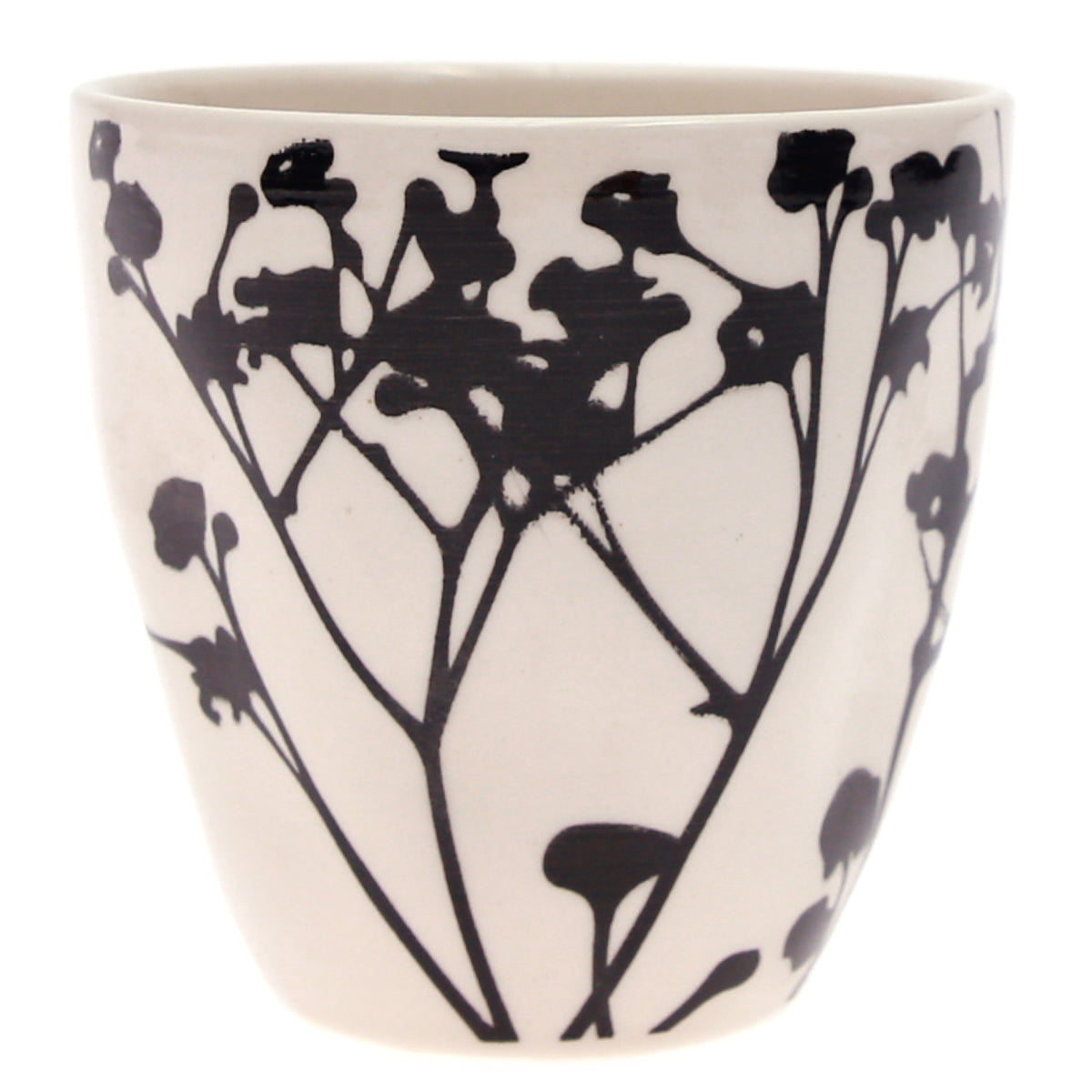 Ceramic Tumbler Black White 7876-37