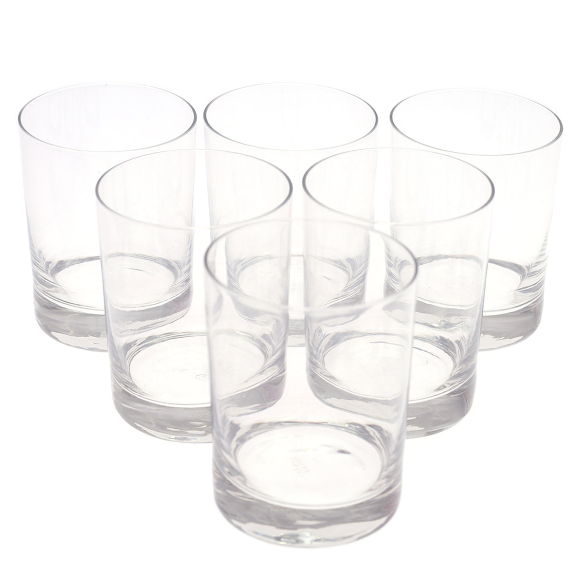 6Pcs Fyn Double Rock 395ml Glass 24014