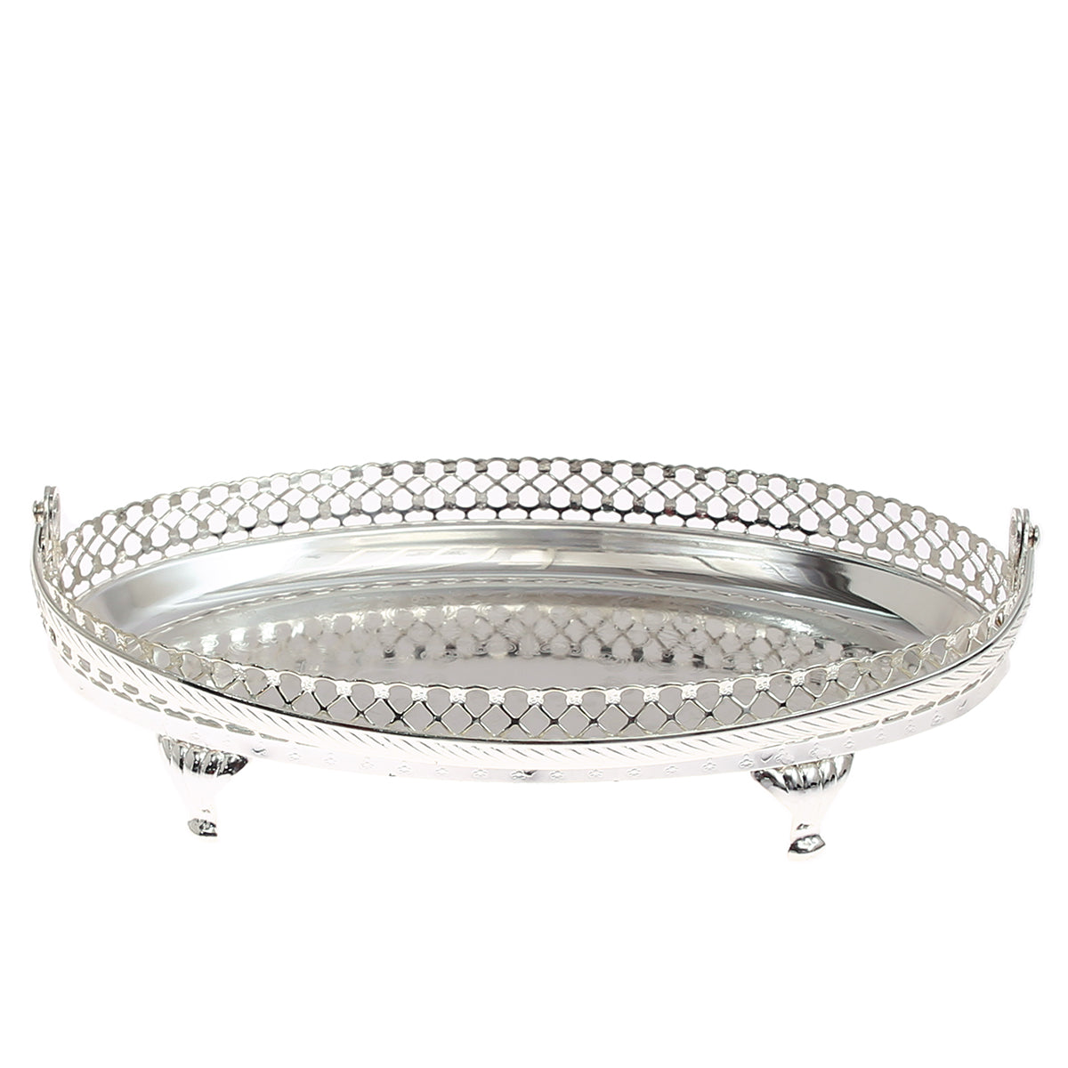 Oval Basket Silver ORCHID CD5514