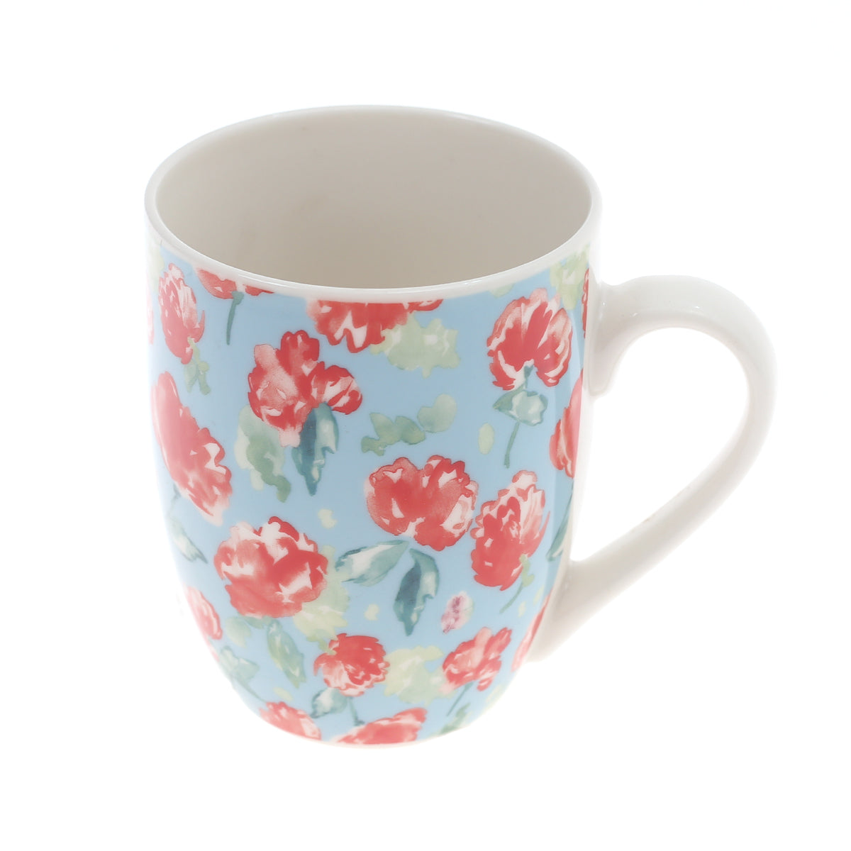 Mug Red Flower.105-004