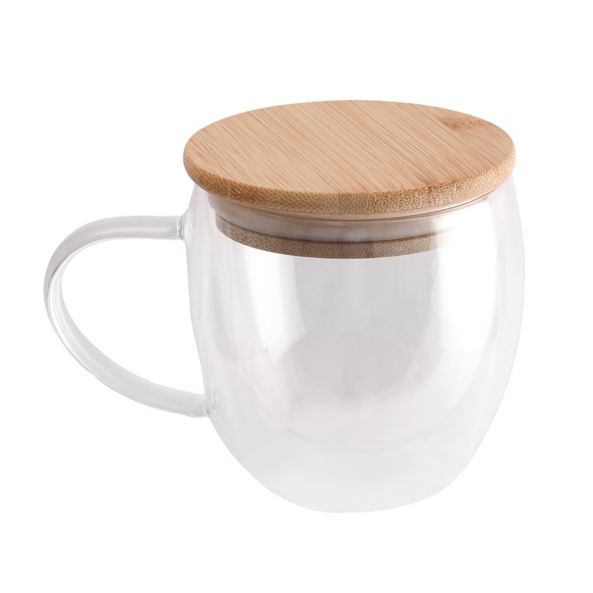 DOUBLE WALL CUP WITH WOODEN LID 1194