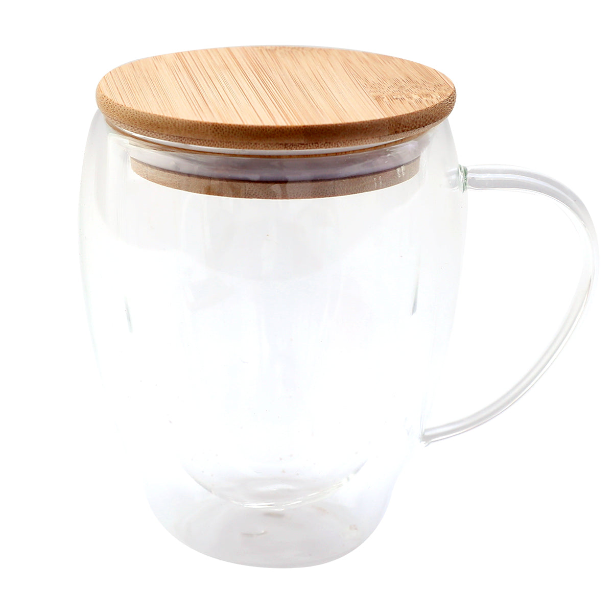 DOUBLE WALL CUP WITH WOODEN LID 1195