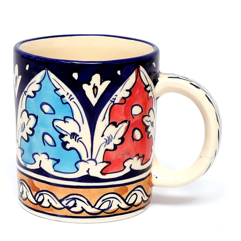 Mug Ceramic Multi Blue Pottery - Habitt
