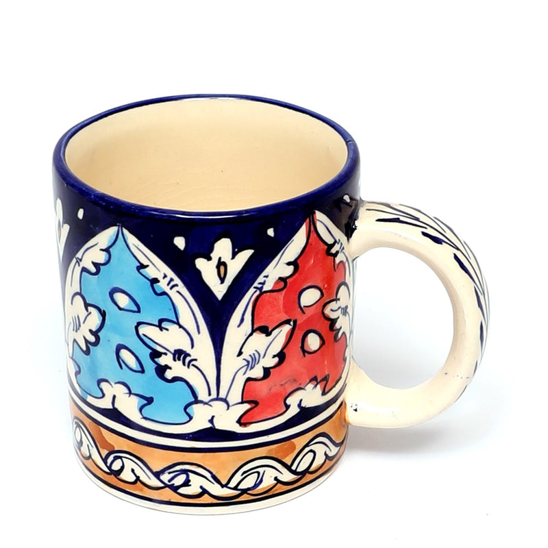 Mug Ceramic Multi Blue Pottery - Habitt