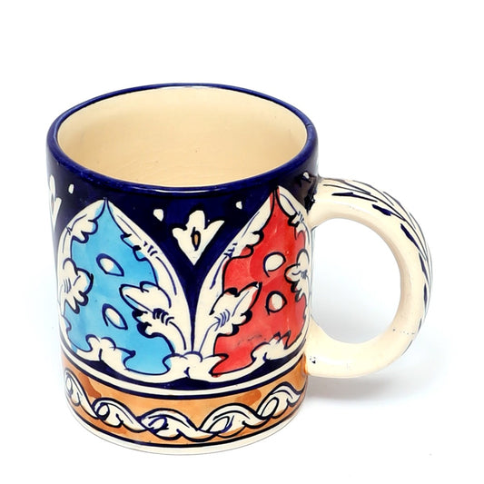 Mug Ceramic Multi Blue Pottery - Habitt