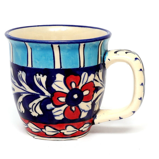 Mug Ceramic Multi Blue Pottery - Habitt