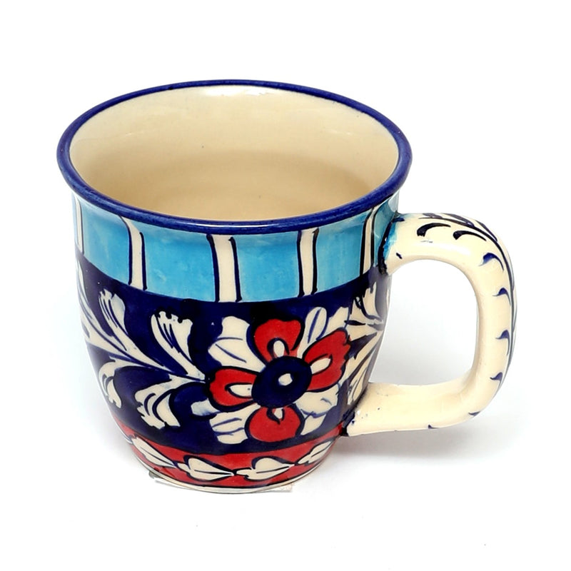 Mug Ceramic Multi Blue Pottery - Habitt