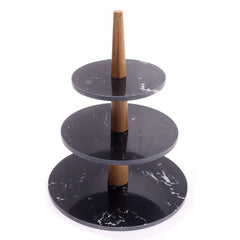 Pastry Serving Dish Black.OLA-005