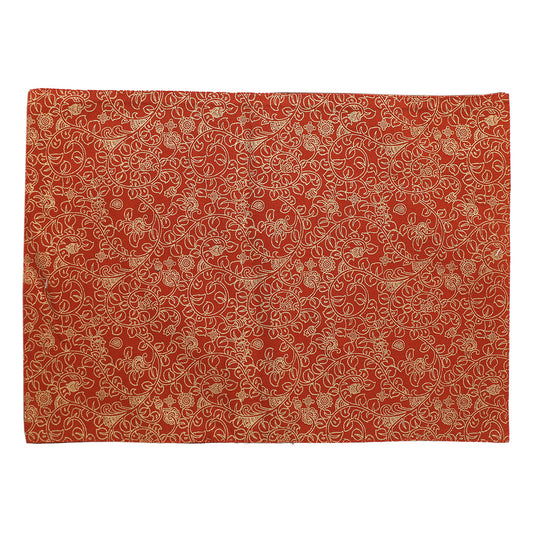Kalamkari Mats 13x19 Brown - Habitt