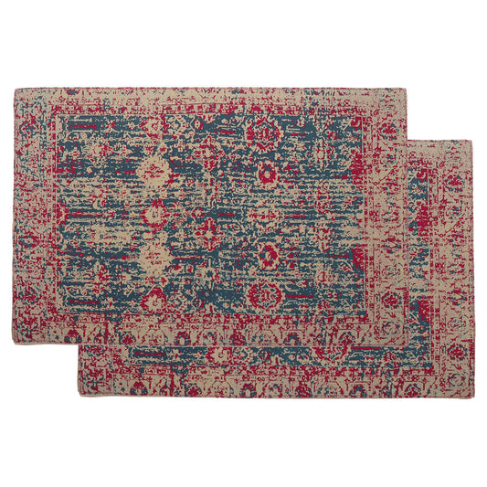 Ethnic Aroosi Jaal Pattern Palacematts 14x19 - Habitt