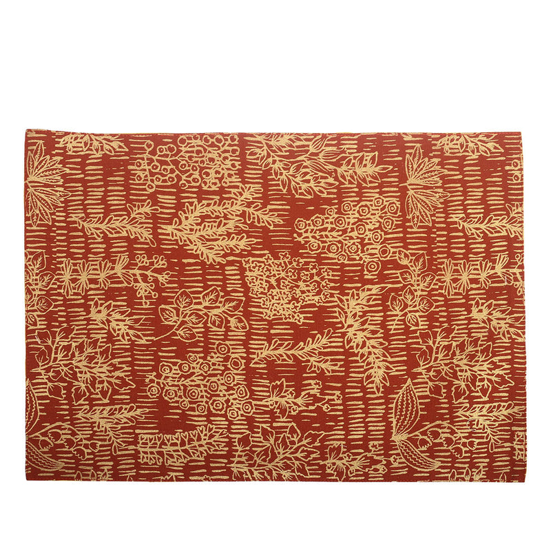 Gold Floral Mats 13x19 - Habitt