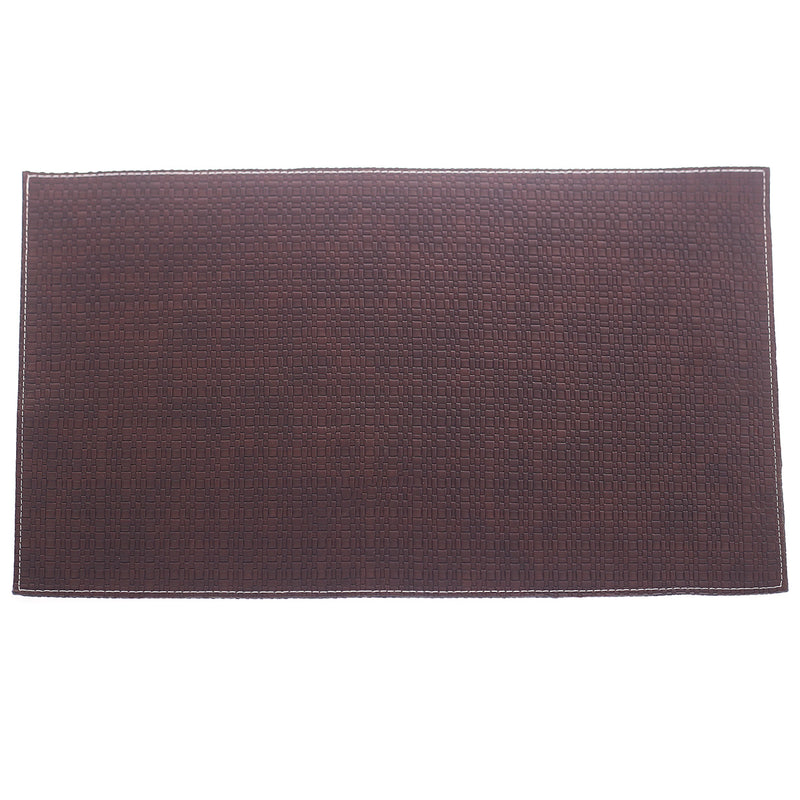 Mat Rectangle Knitted (Bot/Same) Brown - Habitt