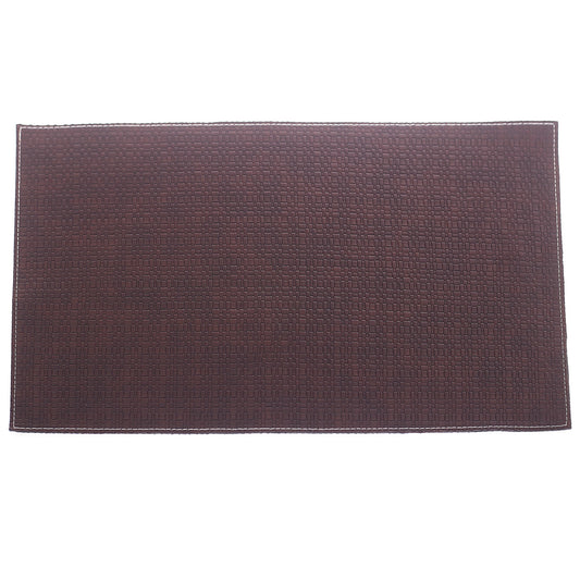 Mat Rectangle Knitted (Bot/Same) Brown - Habitt