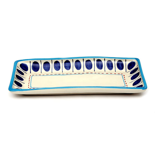 Rectangle Dish Medium Blue Pottery - Habitt