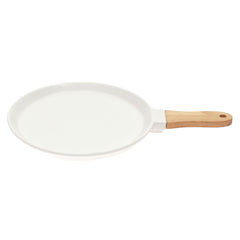 Roun Platter Wood Handle White 7876-11