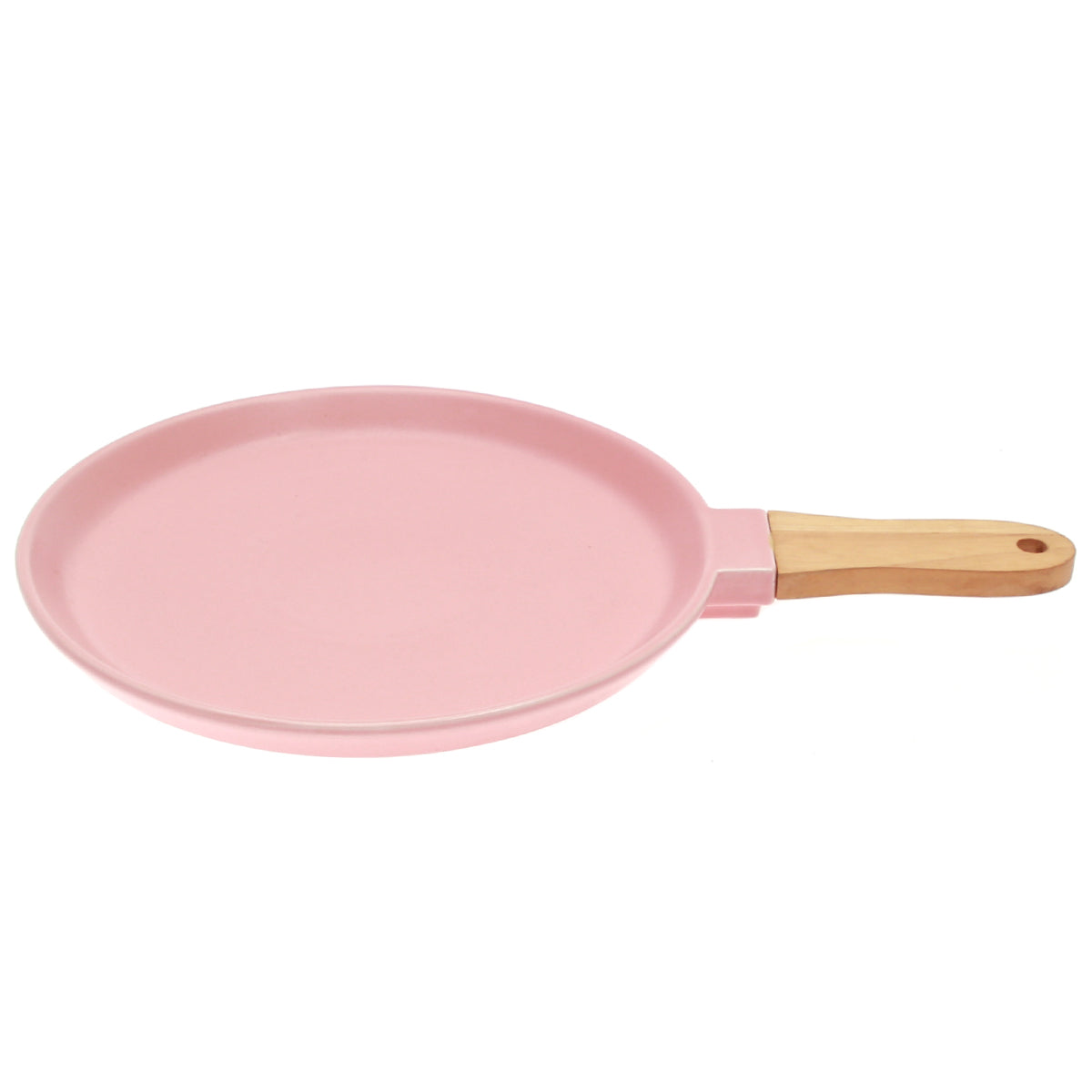 Roun Platter Wood Handle Pink 7876-13