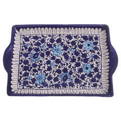 Blue Rectangle Tray