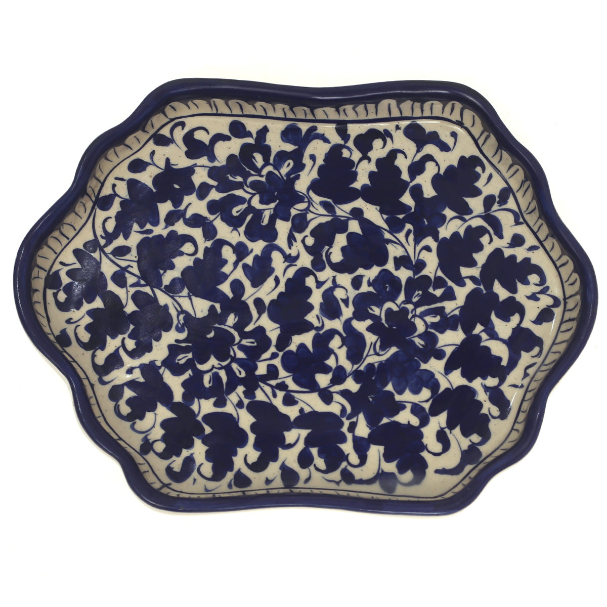 Floral Trellis Platter Large