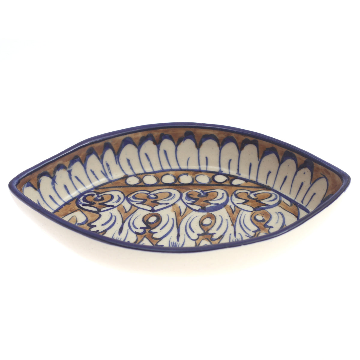 Blue Trim Platter