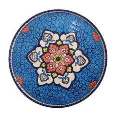 Platter Ceramic Blue White 2F2F4
