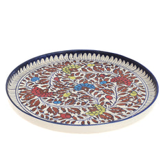 Platter Ceramic Blue White 2F2F4