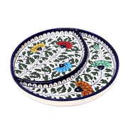 Platter Ceramic Blue White D60A3 - Habitt