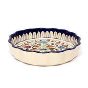 Platter Ceramic Blue White 773EE - Habitt