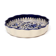Platter Ceramic Blue White 773EE - Habitt