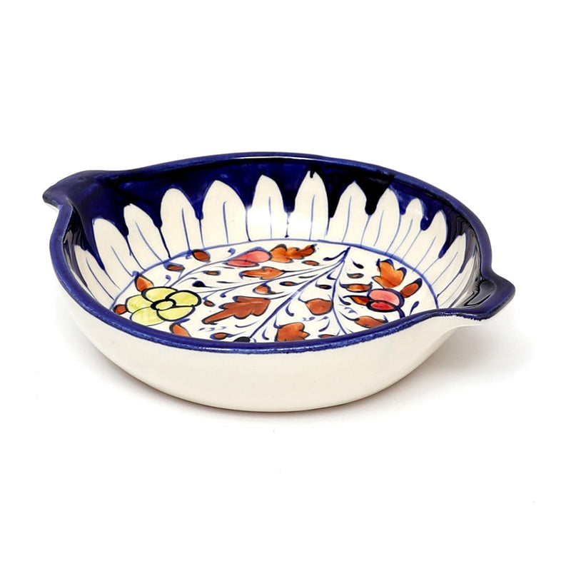 Platter Ceramic Blue White 83FE7 - Habitt