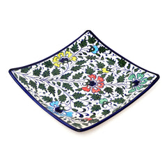 Platter Ceramic Blue White 9CCFC