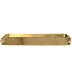 OVAL LONG TRAY 14*44CM GOLD GST2041