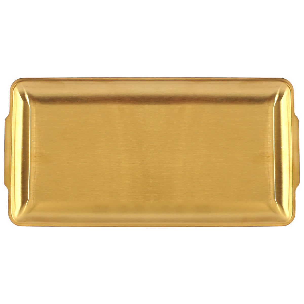 GOLDEN TRAY RECT 32 X 16 Cm