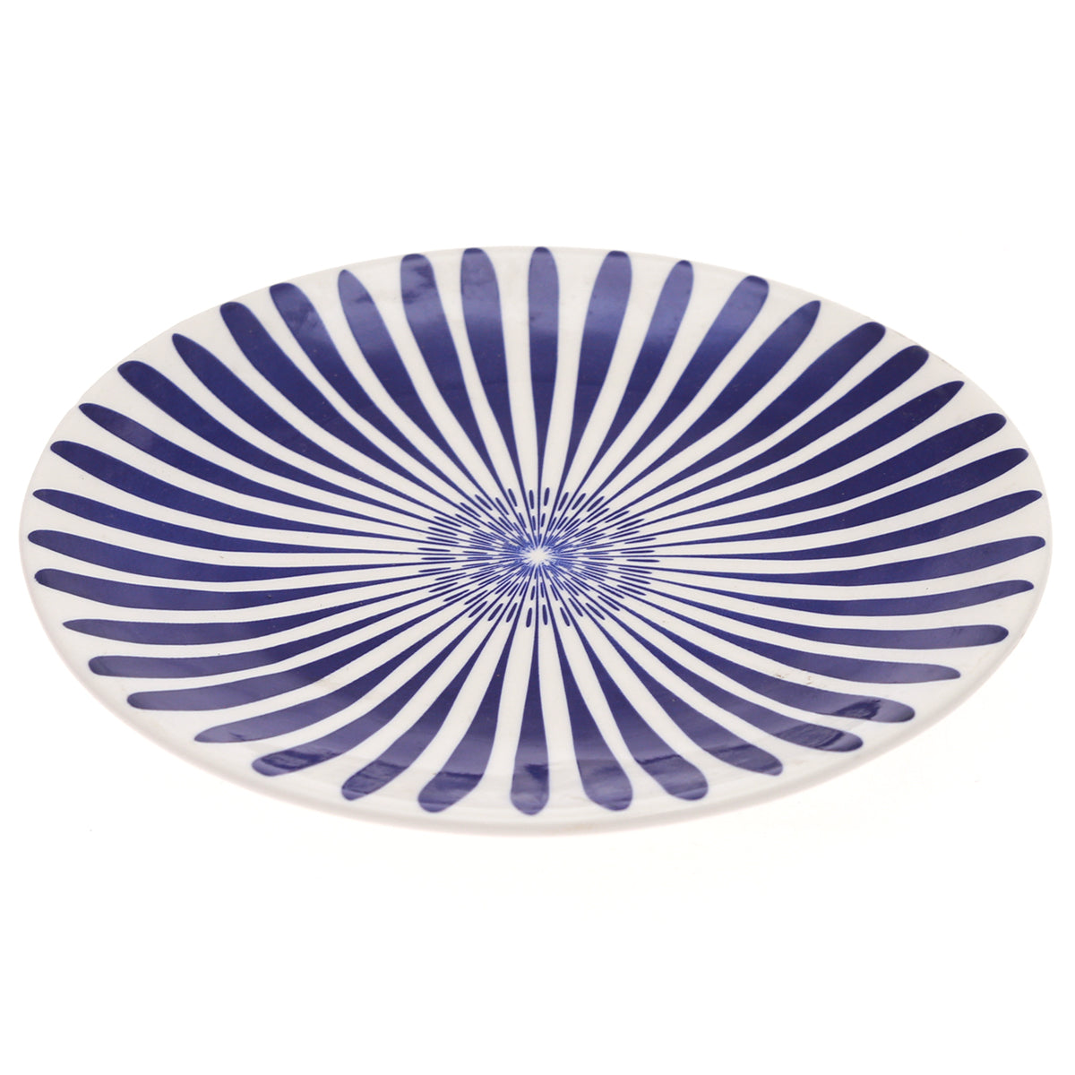 Quarter Plate Blue White 7876-54