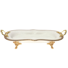 AB-59 28x23cm Long Dish White (G) 6c