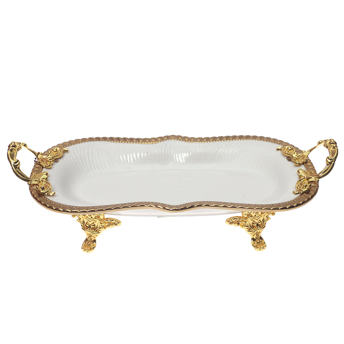 AB-60 31x18cm Long Dish White (G)