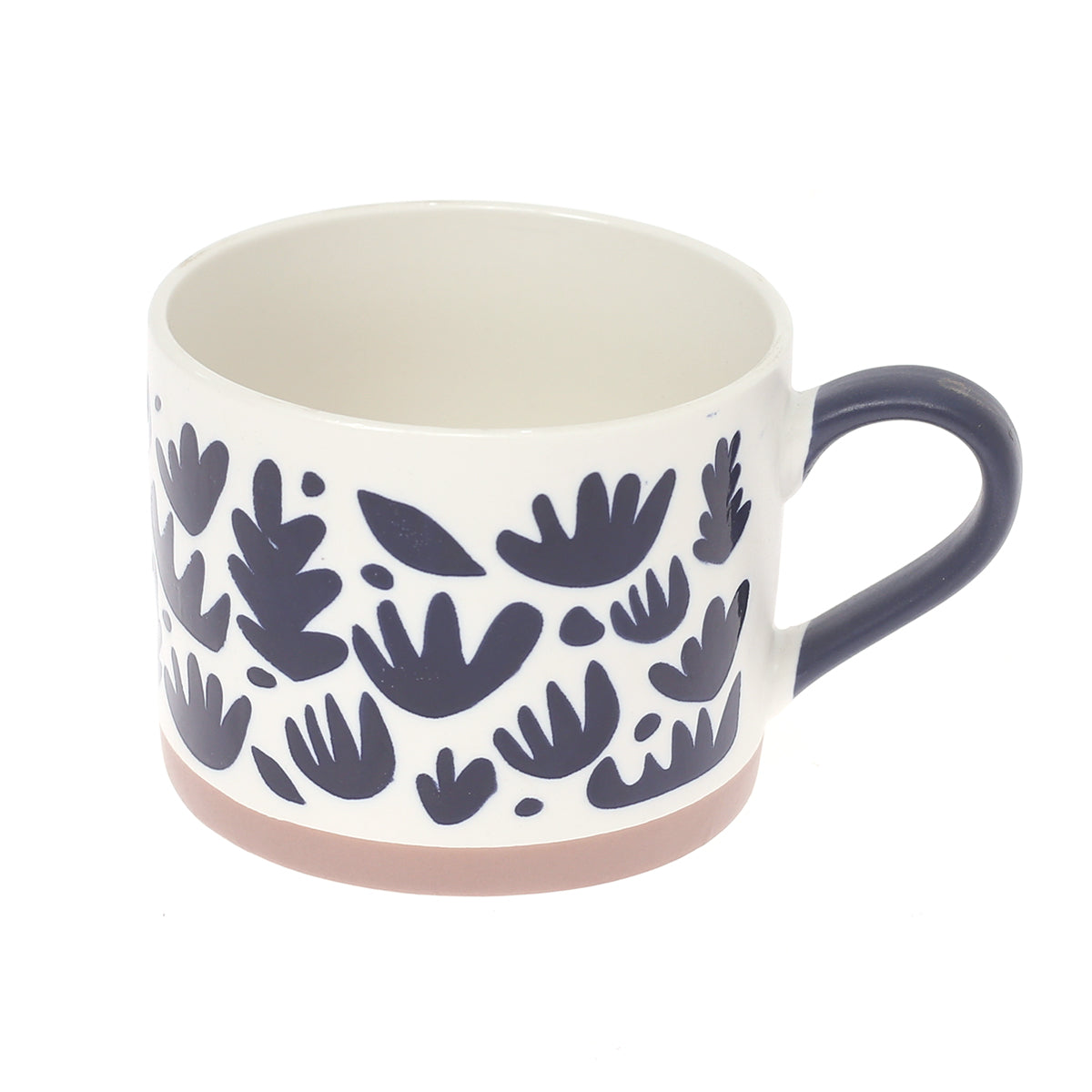 Soup Mug Leaf White.SD-003